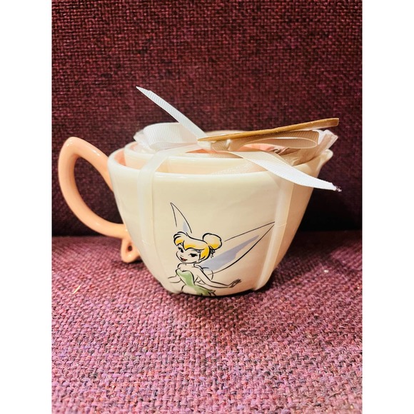 Rae Dunn Disney Tinkerbell  princess measuring cups set of 4 - Picture 2 of 6
